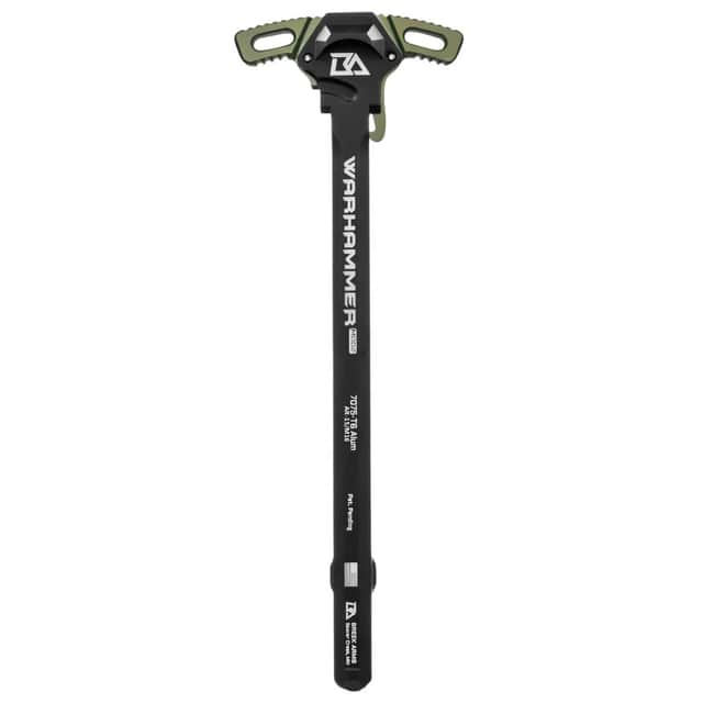 Breek Warhammer Mod2 Mil Spec AR15/M16 Rifles OD Green 7075-T6 Aluminum Ambidextrous BRK555RGREEN Breek Warhammer Mod2 Mil Spec AR15/M16 Rifles OD Green 7075-T6 Aluminum Ambidextrous BRK555RGREEN