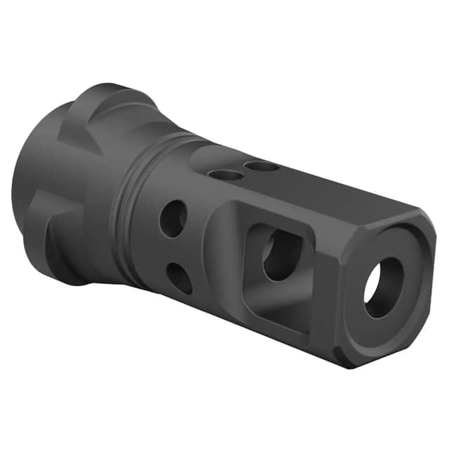 Breek BRK4331 Echo Single Port Muzzle Brake Black Nitride Steel 5/8"x24 Threads 30 Cal Compatible w/ Breek-LOK 3QD Breek BRK4331 Echo Single Port Muzzle Brake Black Nitride Steel 5/8"x24 Threads 30 Cal Compatible w/ Breek-LOK 3QD