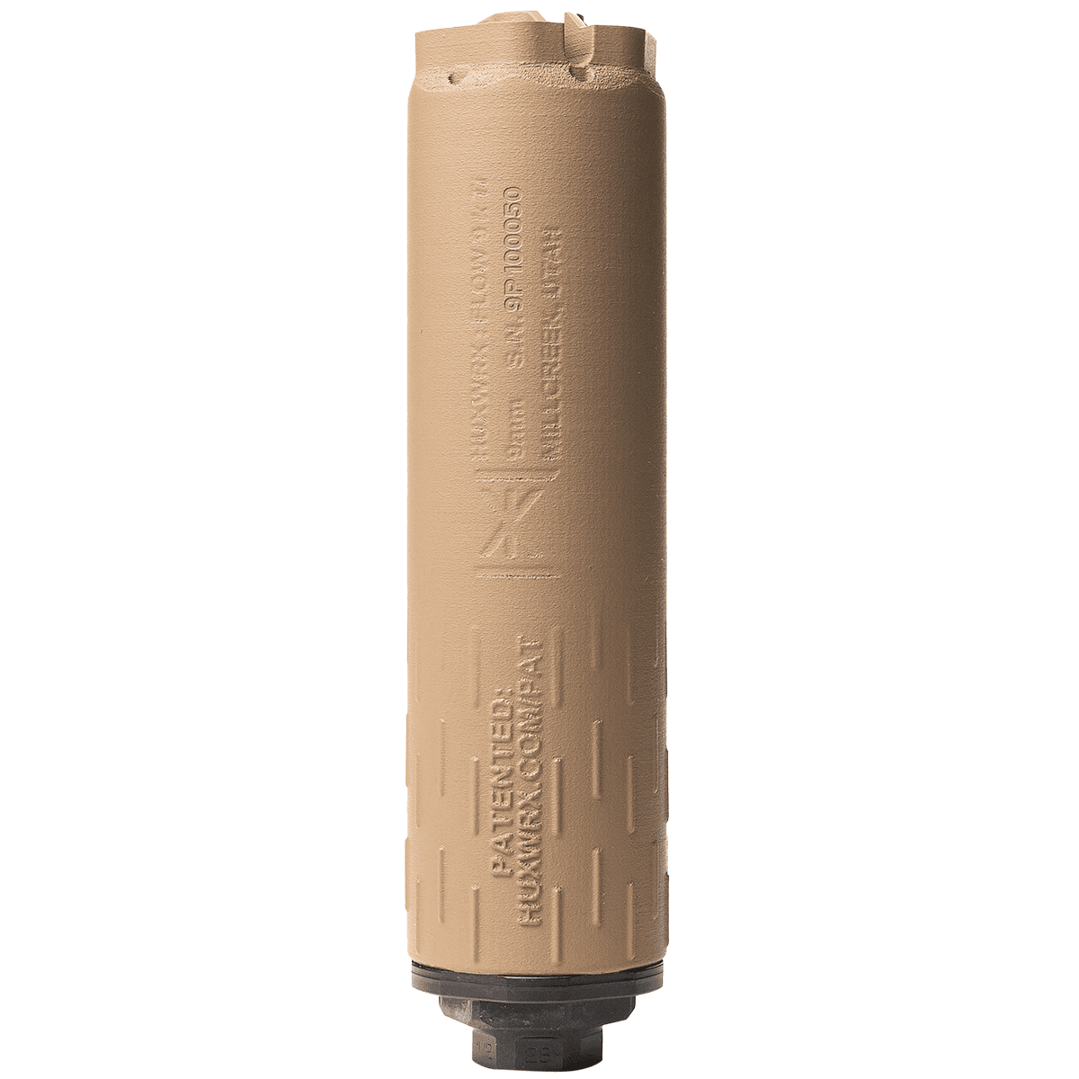 Huxwrx 3475 Flow 9K Ti 9mm 1.47" FDE Grade 5 Titanium Suppressor Huxwrx 3475 Flow 9K Ti 9mm 1.47" FDE Grade 5 Titanium Suppressor