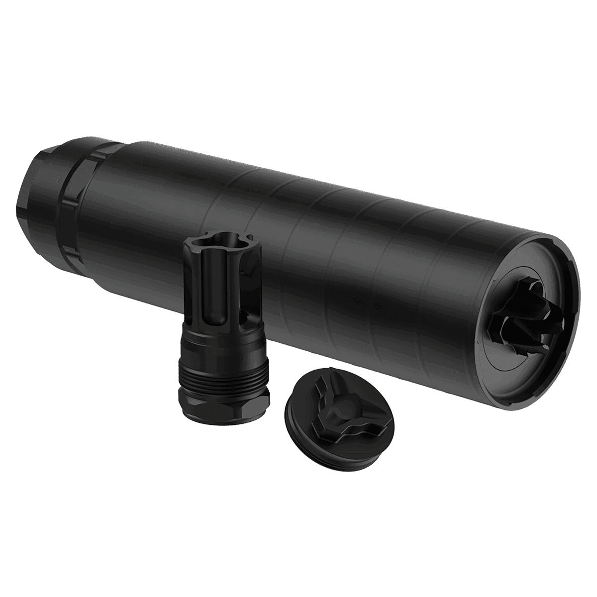 Liberty Precision Machine LPM-10010 Torch QD 5.56mm 1.75" Black Suppressor Liberty Precision Machine LPM-10010 Torch QD 5.56mm 1.75" Black Suppressor
