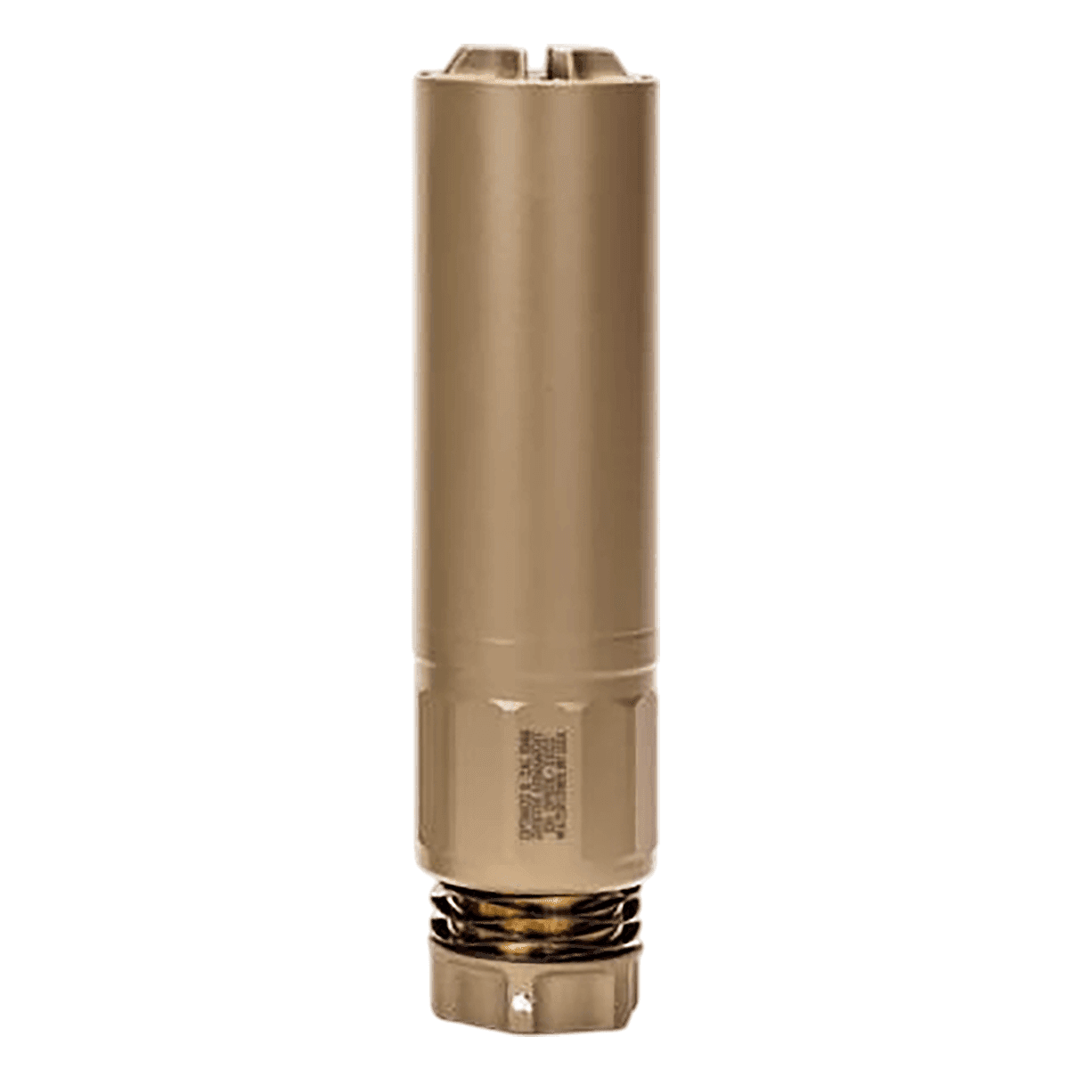 Griffin Armament GAOP6DLFDE-W Dual-Lok Optimus 6 6mm Fits 6.68" Long 17-4 Stainless Steel Cerakote FDE Suppressor Griffin Armament GAOP6DLFDE-W Dual-Lok Optimus 6 6mm Fits 6.68" Long 17-4 Stainless Steel Cerakote FDE Suppressor