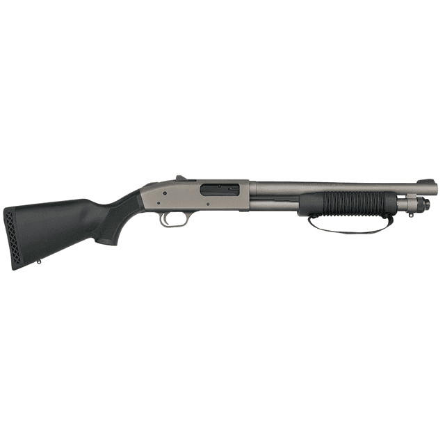 Mossberg 50798 590A1 NFA Pro 12 Gauge 5+1 14" Tungsten Gray Cerakote Barrel & Steel Drilled & Tapped Receiver, Fixed Black Synthetic Stock Shotgun Mossberg 50798 590A1 NFA Pro 12 Gauge 5+1 14" Tungsten Gray Cerakote Barrel & Steel Drilled & Tapped Receiver, Fixed Black Synthetic Stock Shotgun