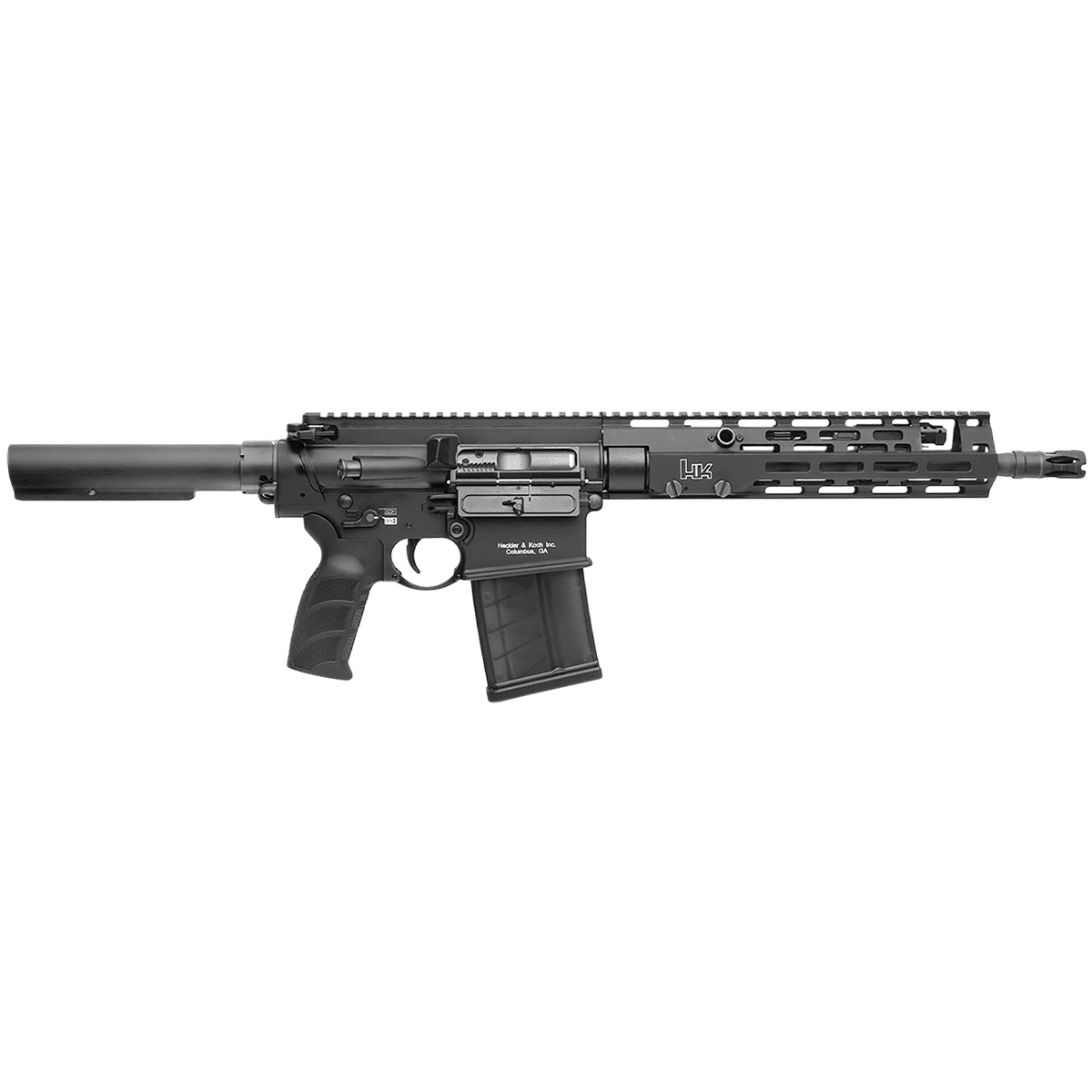 HK 81001052 MR762 A4 7.62x51mm 20+1 13" Threaded Barrel AR-10 Pistol HK 81001052 MR762 A4 7.62x51mm 20+1 13" Threaded Barrel AR-10 Pistol
