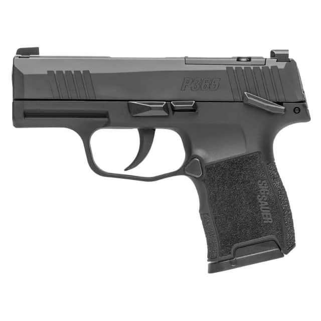 Sig Sauer P365 *CA Compliant 9mm Luger 10+1 3.10" Black Nitron Stainless Steel, Optic Ready 3659BXR3PMSSLCA Sig Sauer P365 *CA Compliant 9mm Luger 10+1 3.10" Black Nitron Stainless Steel, Optic Ready 3659BXR3PMSSLCA
