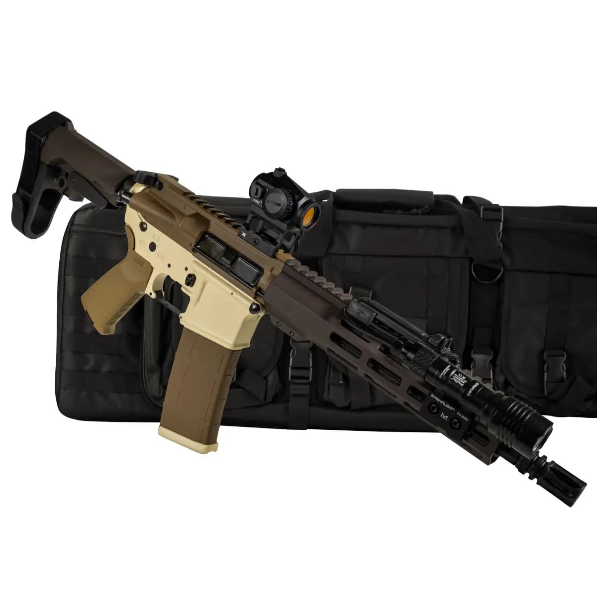 Shark Coast Tactical Drake Bundle Sports South Exclusive 5.56 NATO 30+1 10.50" Threaded Barrel, Magpul Grip, Vortex Crossfire Red Dot, Streamlight ProTac Shark Coast Tactical Drake Bundle Sports South Exclusive 5.56 NATO 30+1 10.50" Threaded Barrel, Magpul Grip, Vortex Crossfire Red Dot, Streamlight ProTac