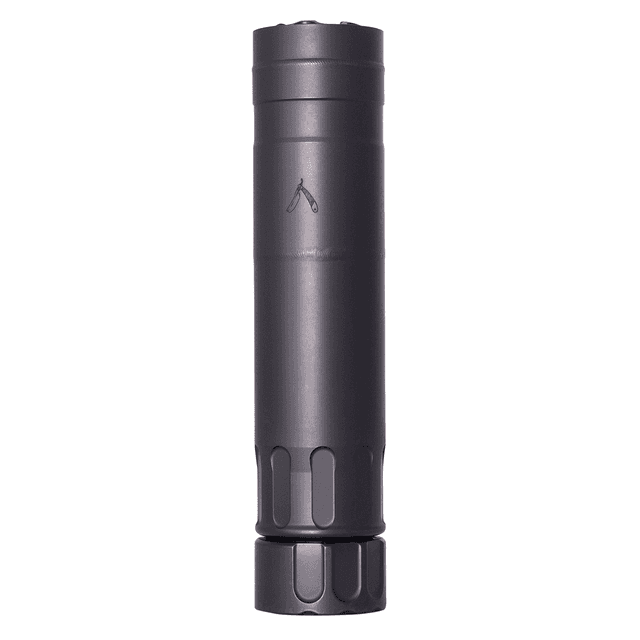 Rugged Suppressors Razor762 7.62mm 1.50" Diameter, Stainless Steel, Black Cerakote Finish, 5/8"-24 tpi - RZR01762 Rugged Suppressors Razor762 7.62mm 1.50" Diameter, Stainless Steel, Black Cerakote Finish, 5/8"-24 tpi - RZR01762