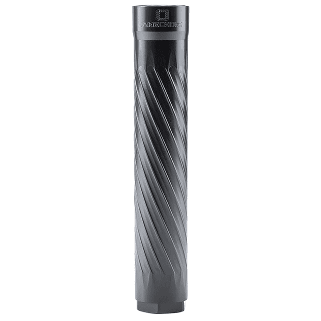 Anechoic Anechox 22 22LR/17HMR/22Mag 1.10" Black 7075-T6/Titanium 1/2"x28 Suppressor - X22B Anechoic Anechox 22 22LR/17HMR/22Mag 1.10" Black 7075-T6/Titanium 1/2"x28 Suppressor - X22B