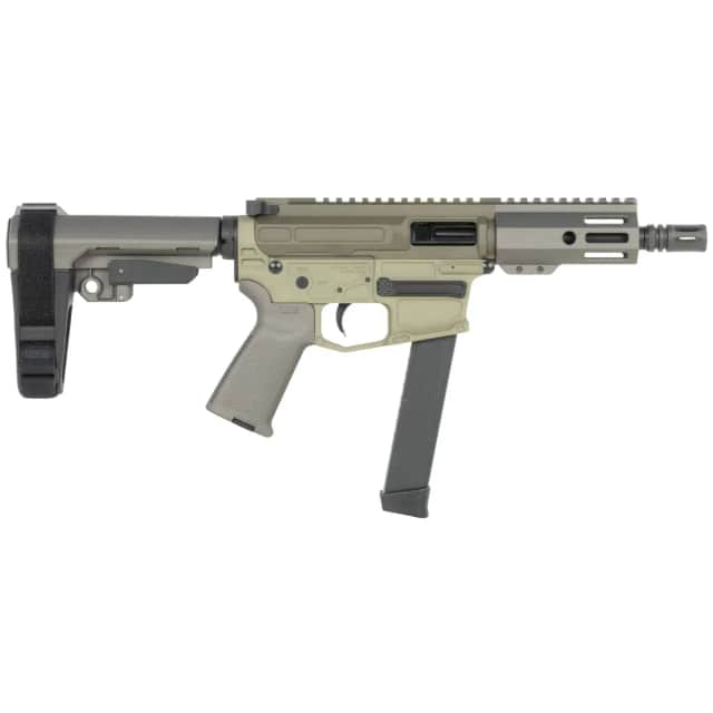 Shark Coast Tactical Sneaky Pete Sports South Exclusive 9mm Luger 30+1 5.50", Two-Tone Green Cerakote Receiver SCCSNKY9N002 Shark Coast Tactical Sneaky Pete Sports South Exclusive 9mm Luger 30+1 5.50", Two-Tone Green Cerakote Receiver SCCSNKY9N002