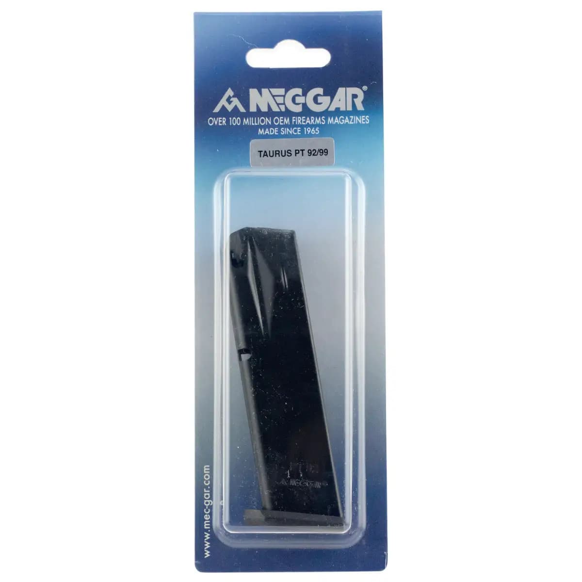 Mec-Gar Taurus 18rd 9mm Luger Fits Taurus PT92/PT99, Blued w/Anti-Friction Coating Carbon Steel MGPT9218AFC Mec-Gar Taurus 18rd 9mm Luger Fits Taurus PT92/PT99, Blued w/Anti-Friction Coating Carbon Steel MGPT9218AFC
