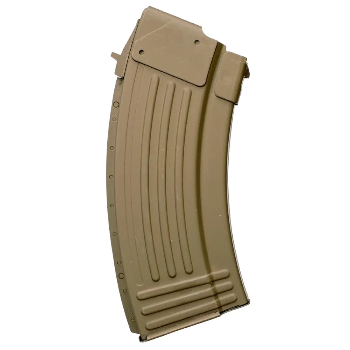 Global Ordnance LLC 20rd Fully Ribbed 7.62x39mm Fits AK-47 FDE Steel 810091157435 Global Ordnance LLC 20rd Fully Ribbed 7.62x39mm Fits AK-47 FDE Steel 810091157435
