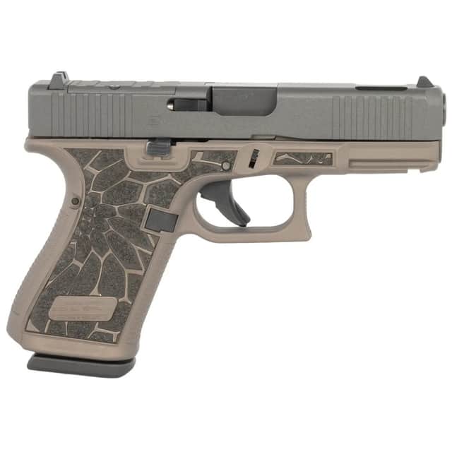 Glock G19 Gen5 MOS Sports South Exclusive Compact 9mm Luger 10+1 4.02" Ported Barrel, Black/Gold Cerakote Polymer Frame, RMR Footprint Glock G19 Gen5 MOS Sports South Exclusive Compact 9mm Luger 10+1 4.02" Ported Barrel, Black/Gold Cerakote Polymer Frame, RMR Footprint
