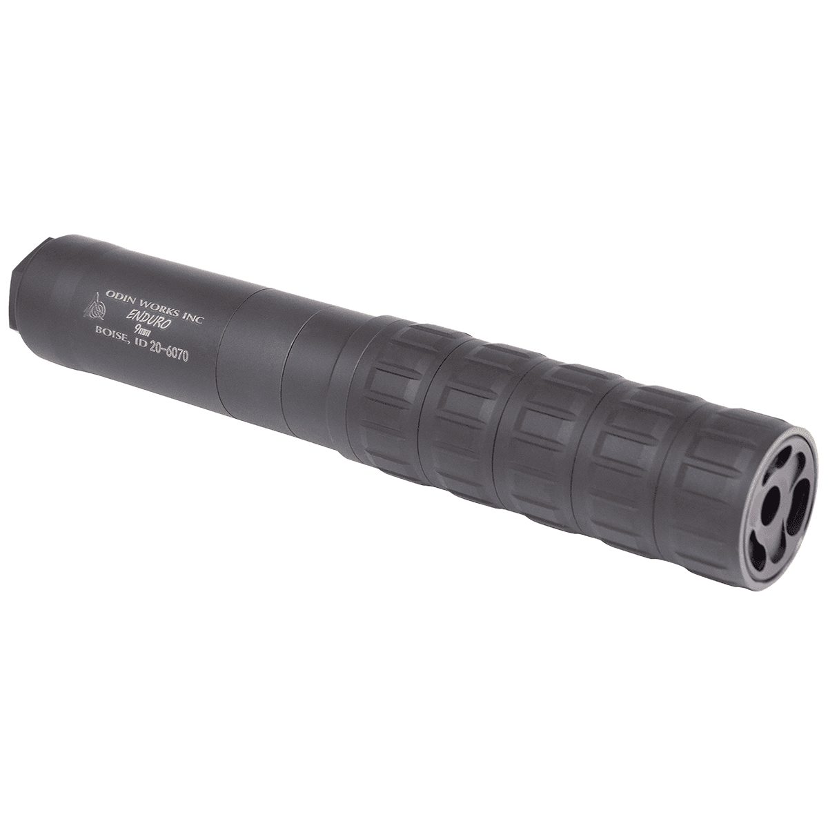 Odin Works SUPENDUROBLK Enduro Multi-Caliber Suppressor Black Odin Works SUPENDUROBLK Enduro Multi-Caliber Suppressor Black