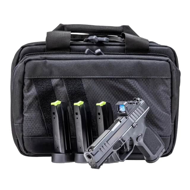 Rost Martin RM1C Bundle Compact 9mm Luger 17+1 4" Black, Viridian RFX-11 Green Dot RM1CBLKOSPSPL Rost Martin RM1C Bundle Compact 9mm Luger 17+1 4" Black, Viridian RFX-11 Green Dot RM1CBLKOSPSPL