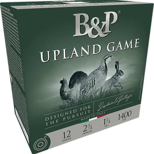 B&P Ammunition Upland Game 410 Gauge 3" 3/4oz 8 Shot 25 Per Box 4103BUP8 B&P Ammunition Upland Game 410 Gauge 3" 3/4oz 8 Shot 25 Per Box 4103BUP8