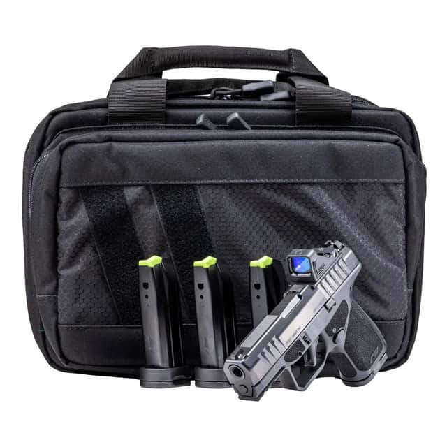 Rost Martin RM1S Bundle Sub-Compact 9mm Luger 15+1 3.60" Black, Viridian RFX-11 Green Dot RM1SBLKOSPSPL Rost Martin RM1S Bundle Sub-Compact 9mm Luger 15+1 3.60" Black, Viridian RFX-11 Green Dot RM1SBLKOSPSPL