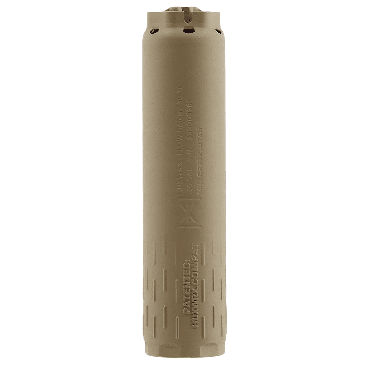 Huxwrx Safety CO Flow Range 36 Ti 1.60" Flat Dark Earth Titanium Suppressor Huxwrx Safety CO Flow Range 36 Ti 1.60" Flat Dark Earth Titanium Suppressor