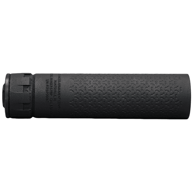 Advanced Armament Ranger 5 6mm 1.50" Black Haynes 282 1/2"x28 Suppressor - 65018BLK Advanced Armament Ranger 5 6mm 1.50" Black Haynes 282 1/2"x28 Suppressor - 65018BLK