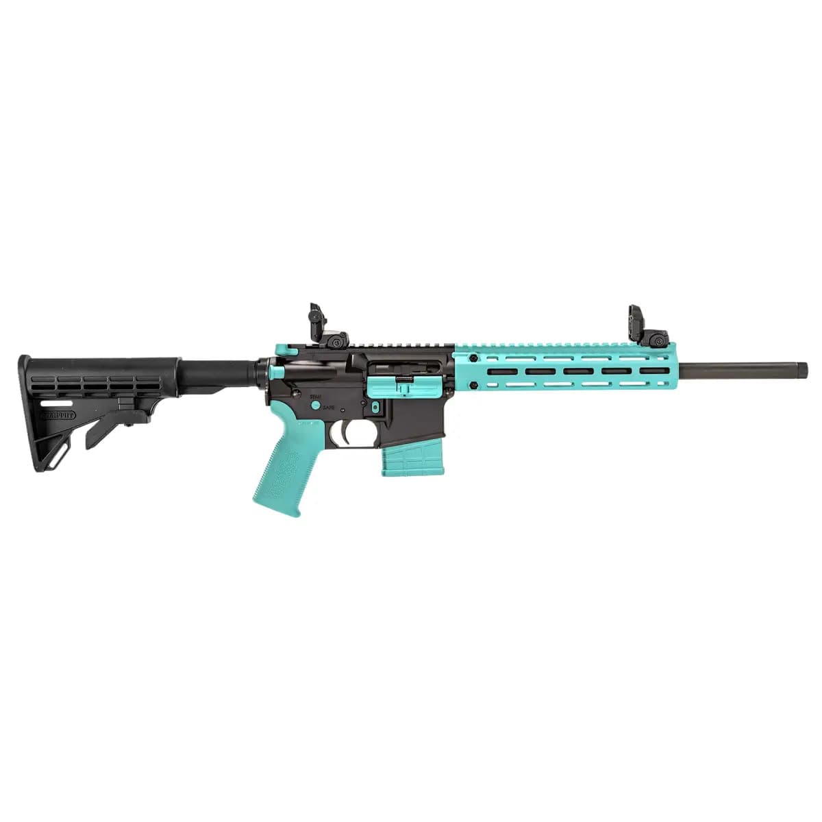 Tippmann Arms M4-22 LTE 22 LR 10+1 16" Black/Robin Egg Blue A101334 Tippmann Arms M4-22 LTE 22 LR 10+1 16" Black/Robin Egg Blue A101334