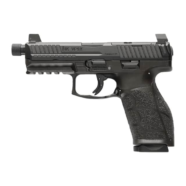 HK VP9A1 X Tactical Full Size 9mm Luger 10+1 4.70" Black, Optic Ready 81001225 HK VP9A1 X Tactical Full Size 9mm Luger 10+1 4.70" Black, Optic Ready 81001225