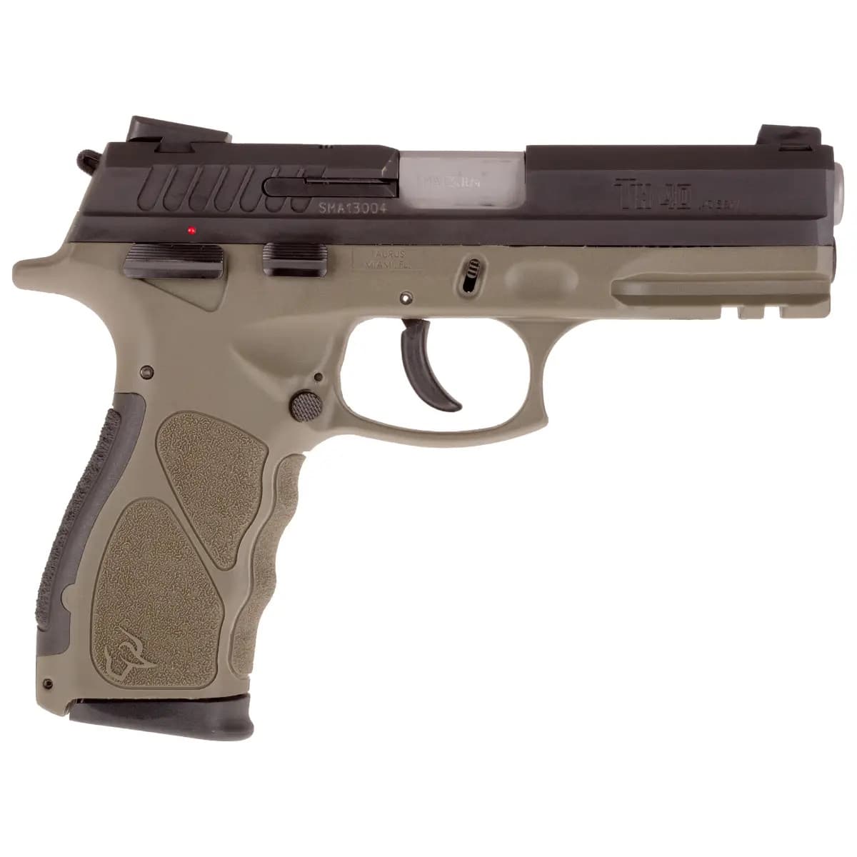 Taurus TH Full Size Frame 40 S&W 15+1 4.25" Matte Black/OD Green 1-TH40041O Taurus TH Full Size Frame 40 S&W 15+1 4.25" Matte Black/OD Green 1-TH40041O