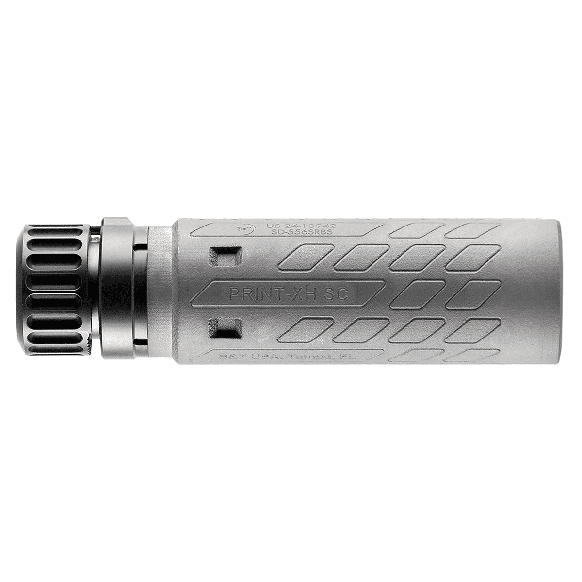 B&T Firearms SD-556RBS-SC-TI Print-XH RBS SC 5.56 1.70" Gray Anodized Titanium Suppressor B&T Firearms SD-556RBS-SC-TI Print-XH RBS SC 5.56 1.70" Gray Anodized Titanium Suppressor