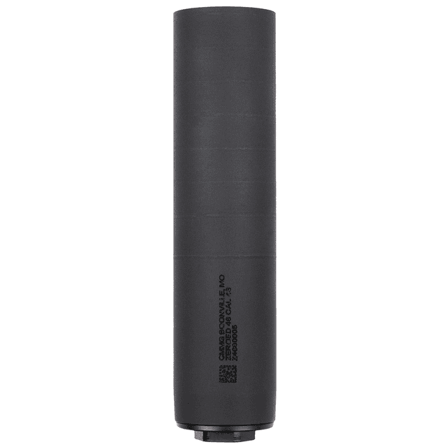 CMMG 11DB022 Zeroed 46 45 Cal 1.58" Black Stainless Steel Suppressor CMMG 11DB022 Zeroed 46 45 Cal 1.58" Black Stainless Steel Suppressor