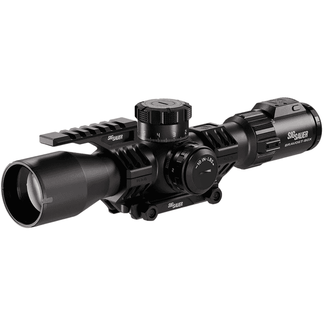 Sig Sauer Electro-Optics SOBBDX63102 BRAVO6T BDX Black 3-18x44mm, 35mm Tube, Illuminated MRAD Milling 2.0 Reticle Sig Sauer Electro-Optics SOBBDX63102 BRAVO6T BDX Black 3-18x44mm, 35mm Tube, Illuminated MRAD Milling 2.0 Reticle