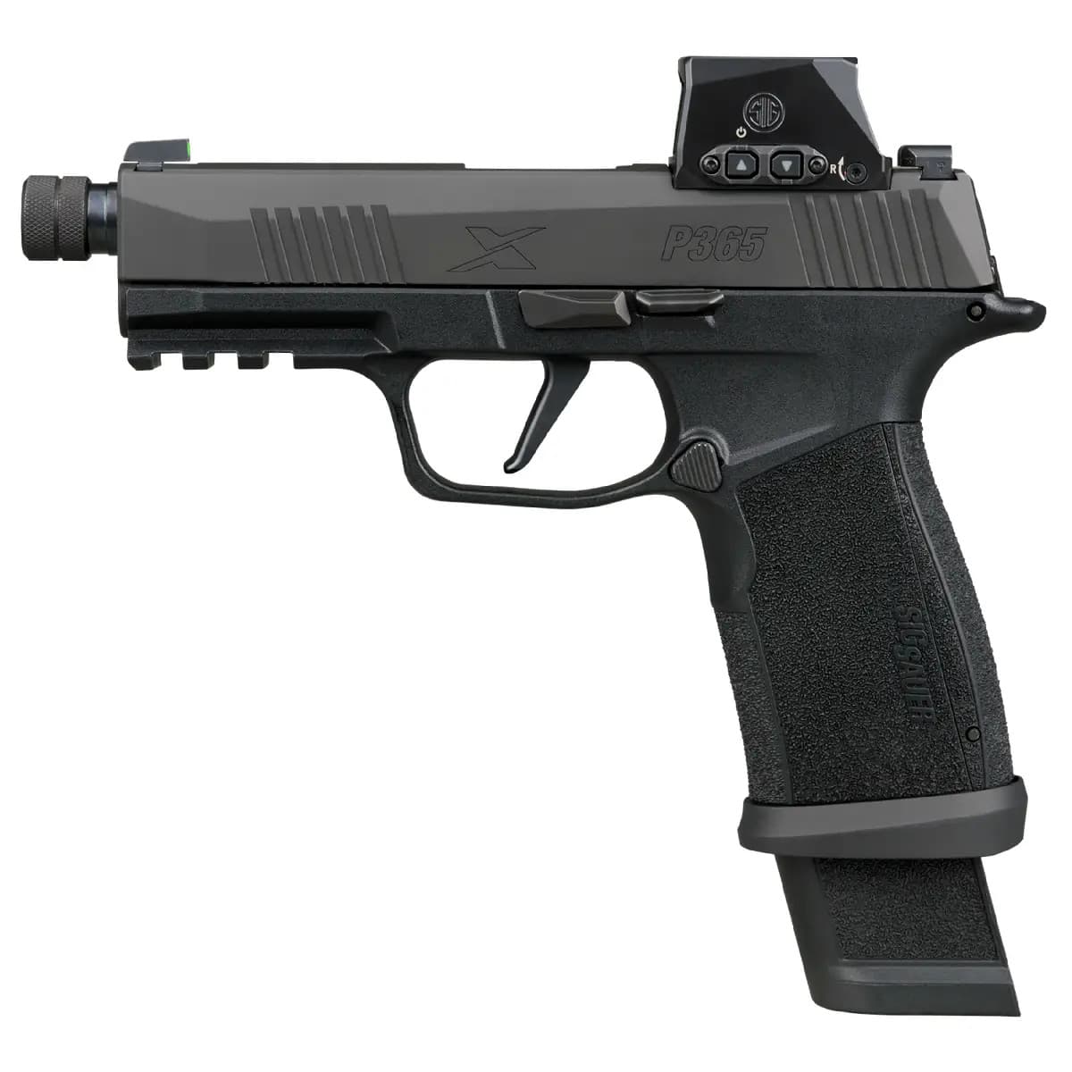 Sig Sauer P365 XMacro TACOPS w/Optic 9mm Luger 21+1 4.30" Black 365XCA9BTACTBRXSL Sig Sauer P365 XMacro TACOPS w/Optic 9mm Luger 21+1 4.30" Black 365XCA9BTACTBRXSL