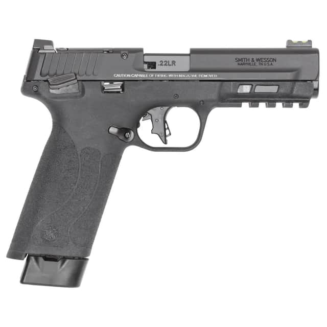 Smith & Wesson M&P 22x Full Size Frame 22 LR 20+1 4.10" Black Armornite Threaded Barrel, Optic Cut/Serrated Slide - 14312 Smith & Wesson M&P 22x Full Size Frame 22 LR 20+1 4.10" Black Armornite Threaded Barrel, Optic Cut/Serrated Slide - 14312