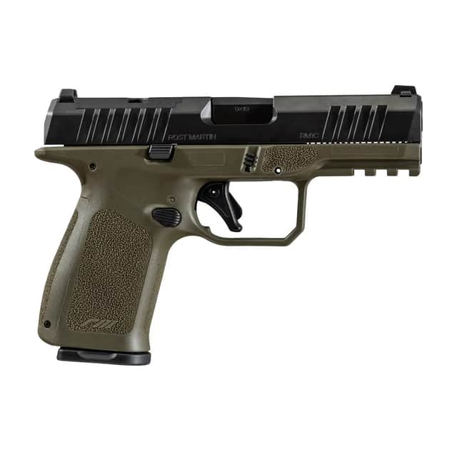 Rost Martin RM1C *CA Compliant Compact 9mm Luger 10+1 4" Black/OD Green RM1CODGOSP10CA Rost Martin RM1C *CA Compliant Compact 9mm Luger 10+1 4" Black/OD Green RM1CODGOSP10CA