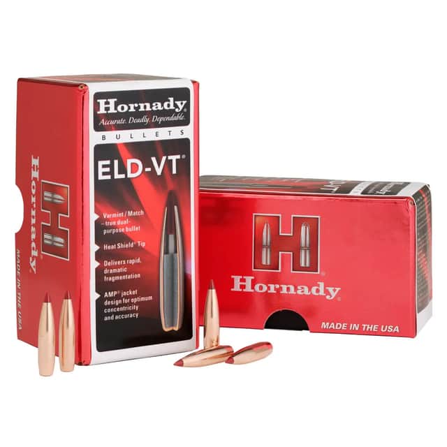 Hornady ELD-VT 25 Cal 95gr Bullets/Reloading 100 Per Box 25412 Hornady ELD-VT 25 Cal 95gr Bullets/Reloading 100 Per Box 25412