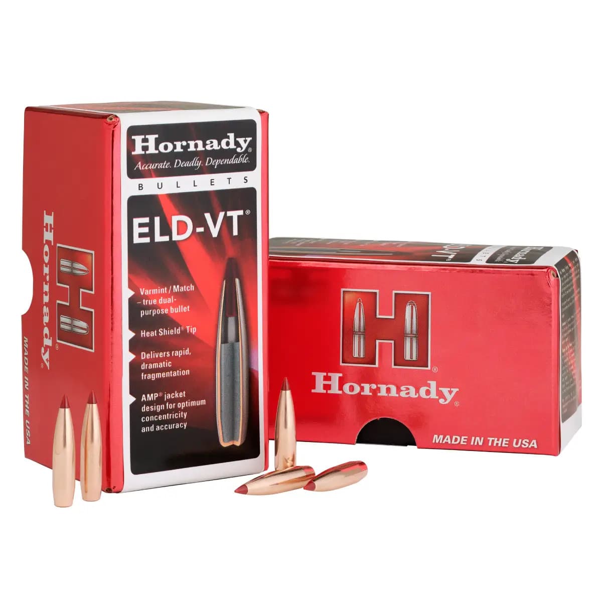 Hornady ELD-VT 22 Cal 69gr Bullets/Reloading 100 Per Box 22772 Hornady ELD-VT 22 Cal 69gr Bullets/Reloading 100 Per Box 22772