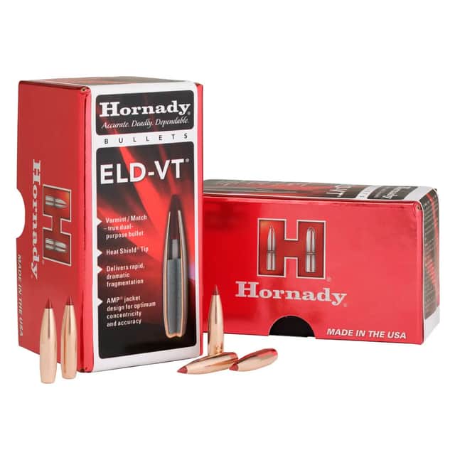 Hornady ELD-VT 22 Cal 69gr Bullets/Reloading 100 Per Box 22772 Hornady ELD-VT 22 Cal 69gr Bullets/Reloading 100 Per Box 22772