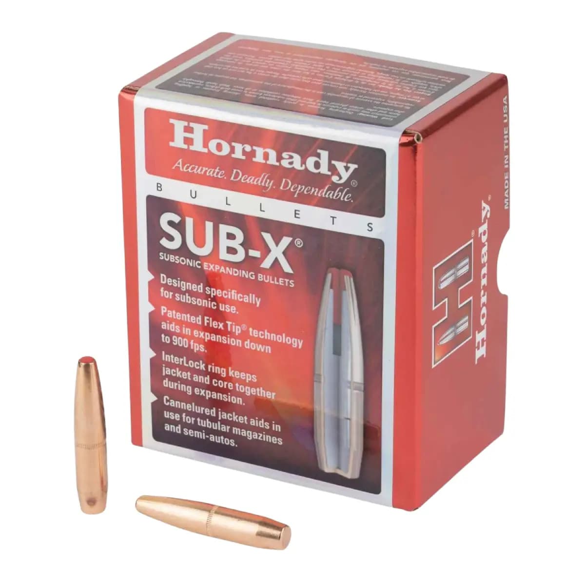 Hornady Sub-X 338 Cal 307gr Bullets/Reloading 50 Per Box 33394 Hornady Sub-X 338 Cal 307gr Bullets/Reloading 50 Per Box 33394