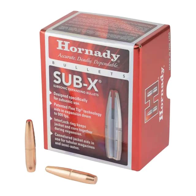 Hornady Sub-X 338 Cal 307gr Bullets/Reloading 50 Per Box 33394 Hornady Sub-X 338 Cal 307gr Bullets/Reloading 50 Per Box 33394