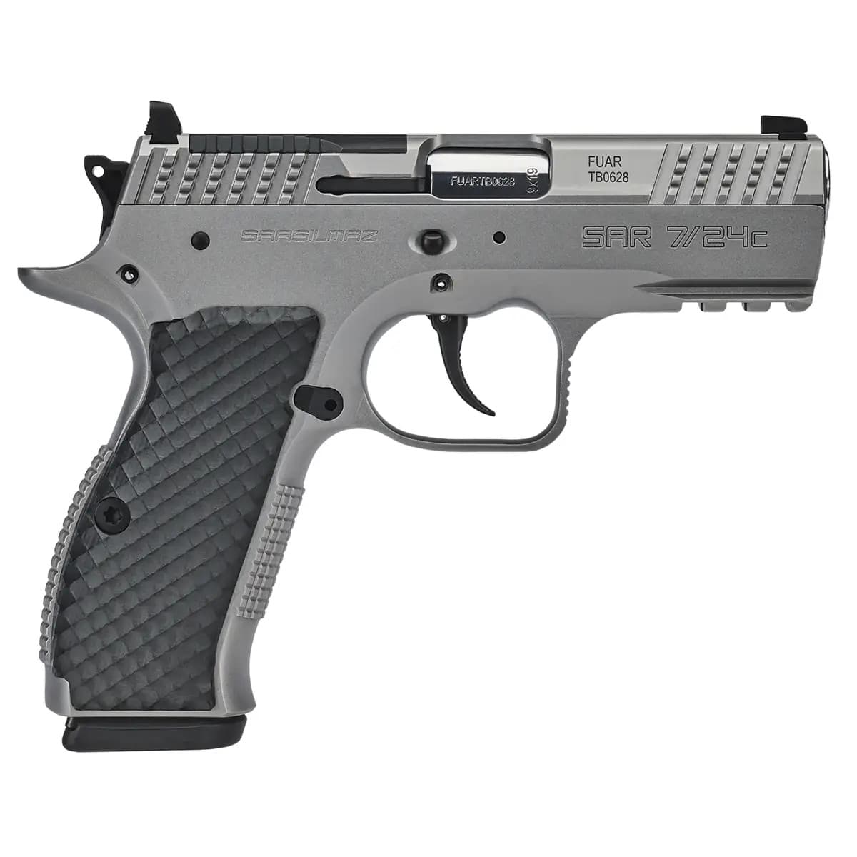 SAR USA 7/24 Compact 9mm Luger 17+1 Matte Stainless Steel SAR7/24C SAR USA 7/24 Compact 9mm Luger 17+1 Matte Stainless Steel SAR7/24C