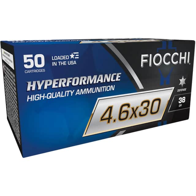 Fiocchi Hyperformance 4.6x30mm 38gr Tipped Hollow Point 50 Per Box 46EXD Fiocchi Hyperformance 4.6x30mm 38gr Tipped Hollow Point 50 Per Box 46EXD