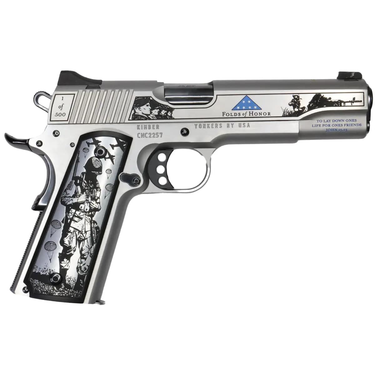 Cnc Firearms Kimber 1911 Folds Of Honor Limited Edition 45 ACP 7+1 5" CNCFOLDSHONOR Cnc Firearms Kimber 1911 Folds Of Honor Limited Edition 45 ACP 7+1 5" CNCFOLDSHONOR