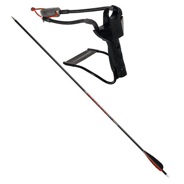 Marksman 3075 Pocket Hunter Slingshot Black Steel Frame Black Molded Handle Marksman 3075 Pocket Hunter Slingshot Black Steel Frame Black Molded Handle