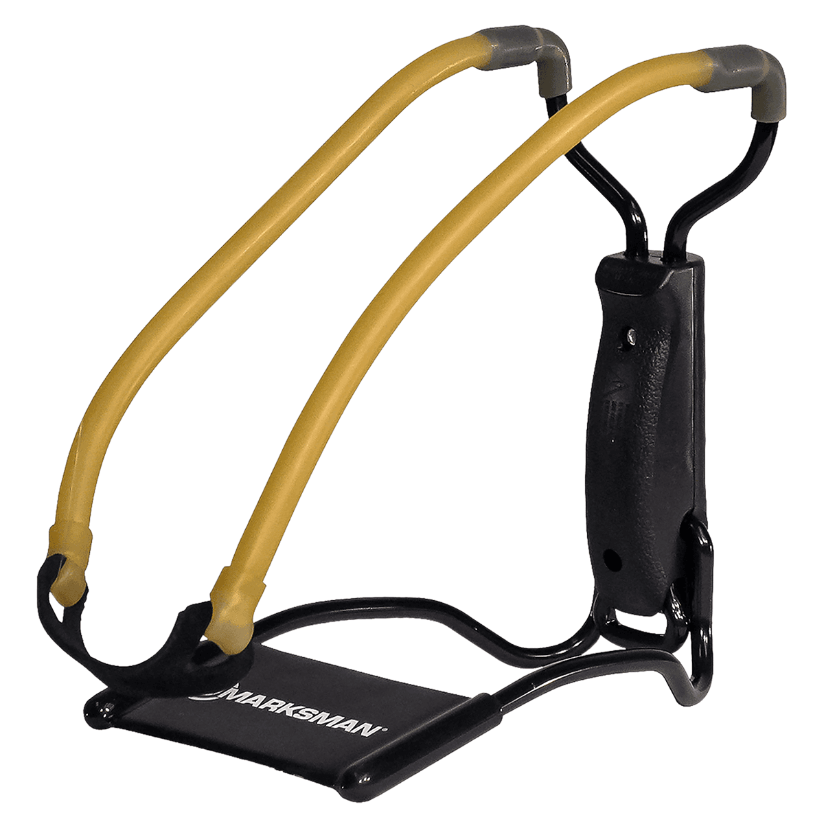 Marksman 3040 Folding Slingshot Yellow Classic Band Black Molded Handle Marksman 3040 Folding Slingshot Yellow Classic Band Black Molded Handle