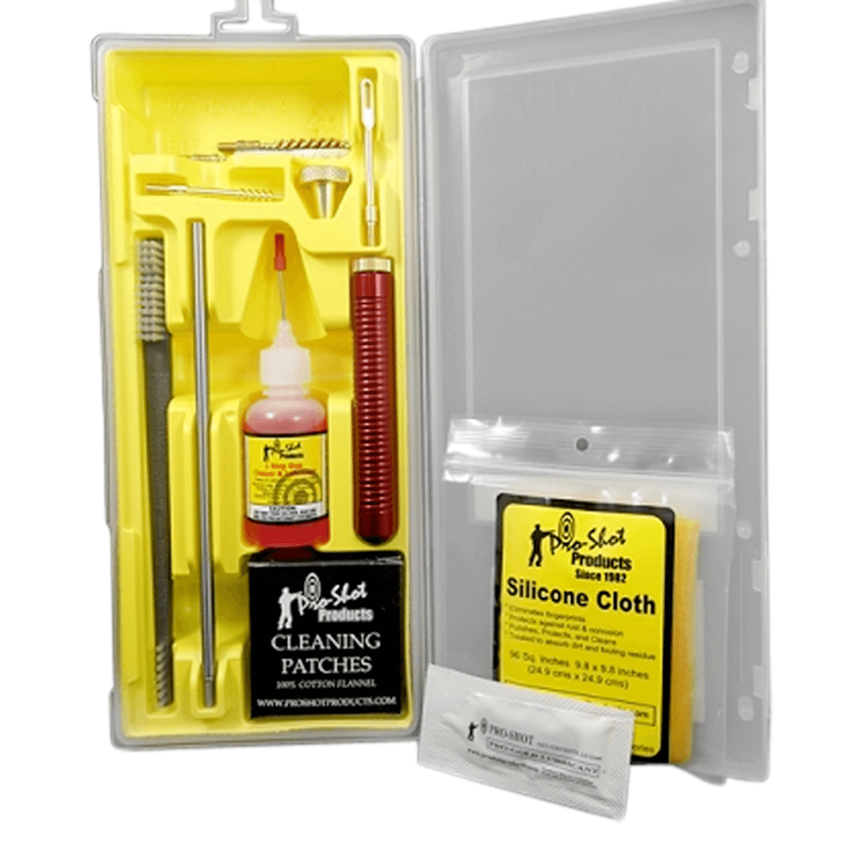 Pro-Shot P22KIT Classic Box Kit .22 Cal Pistol/Yellow Plastic Case Pro-Shot P22KIT Classic Box Kit .22 Cal Pistol/Yellow Plastic Case