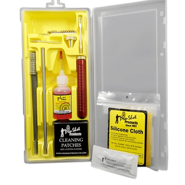 Pro-Shot P22KIT Classic Box Kit .22 Cal Pistol/Yellow Plastic Case Pro-Shot P22KIT Classic Box Kit .22 Cal Pistol/Yellow Plastic Case