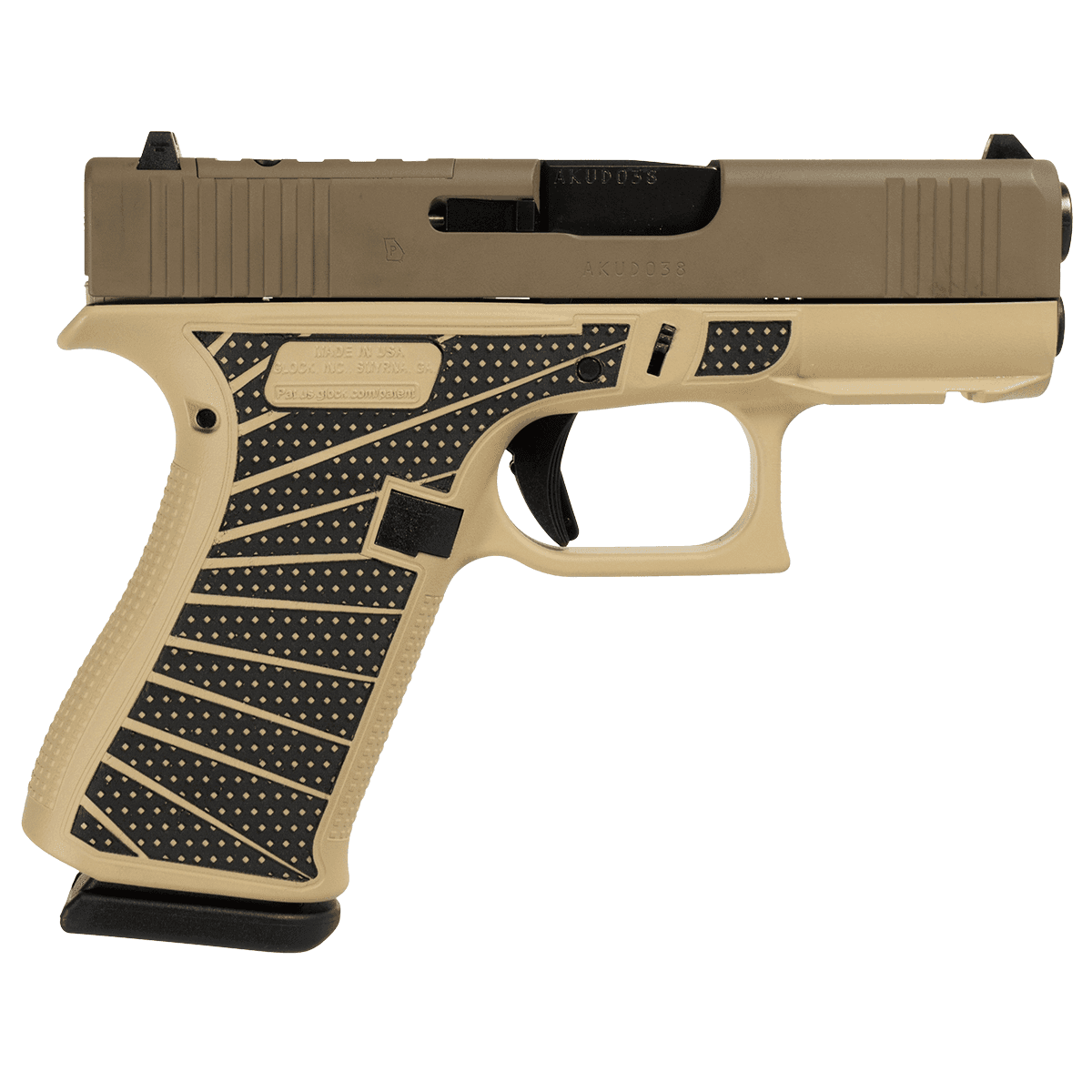 Glock UX4350204NRIP G43X Slim Sub-Compact 9mm Luger 10+1 3.41" Handgun Glock UX4350204NRIP G43X Slim Sub-Compact 9mm Luger 10+1 3.41" Handgun