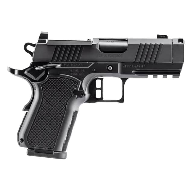 Alpha Foxtrot AF1911 Attila Compact 9mm Luger 10+1 3.50" Comp Barrel, Optic Ready AA46X1QII-XDBK10-NVC Alpha Foxtrot AF1911 Attila Compact 9mm Luger 10+1 3.50" Comp Barrel, Optic Ready AA46X1QII-XDBK10-NVC