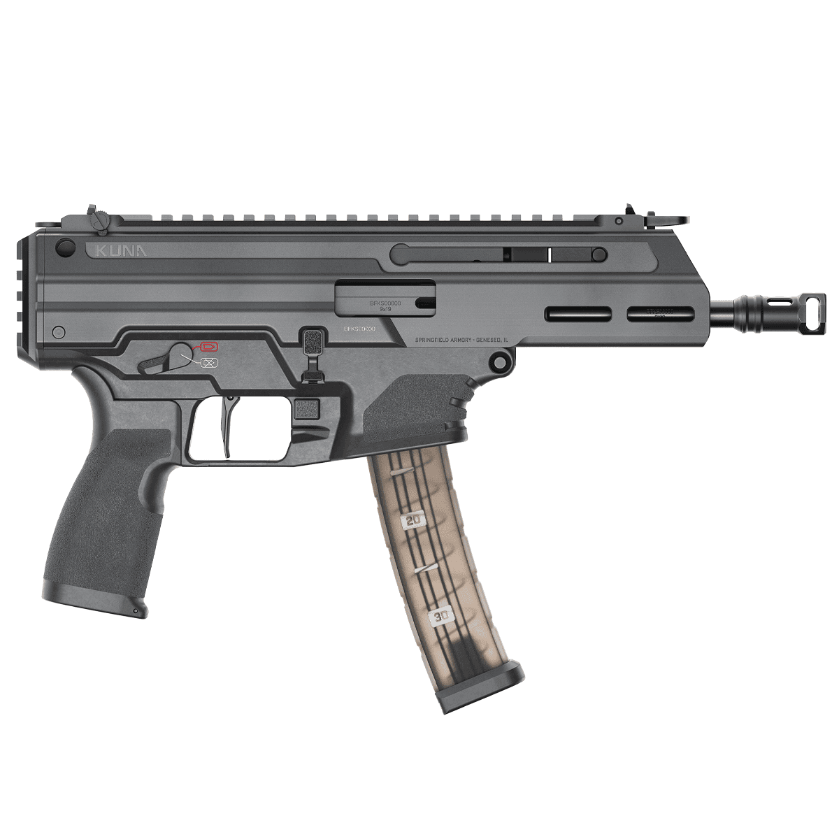 Springfield Armory KN9069B Kuna 9mm Luger 30+1 6.12" Black Melonite Steel Barrel Springfield Armory KN9069B Kuna 9mm Luger 30+1 6.12" Black Melonite Steel Barrel