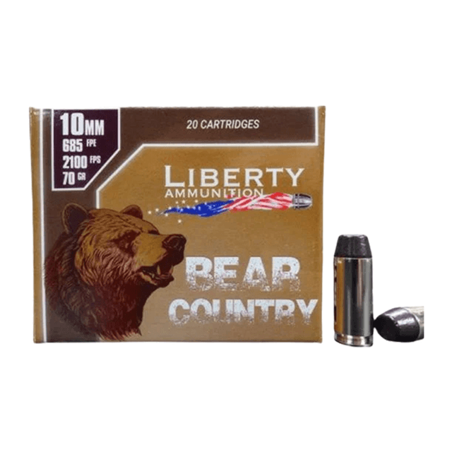 Liberty Ammunition 10mm 70gr 20 per Box LA-BC-070 Liberty Ammunition 10mm 70gr 20 per Box LA-BC-070