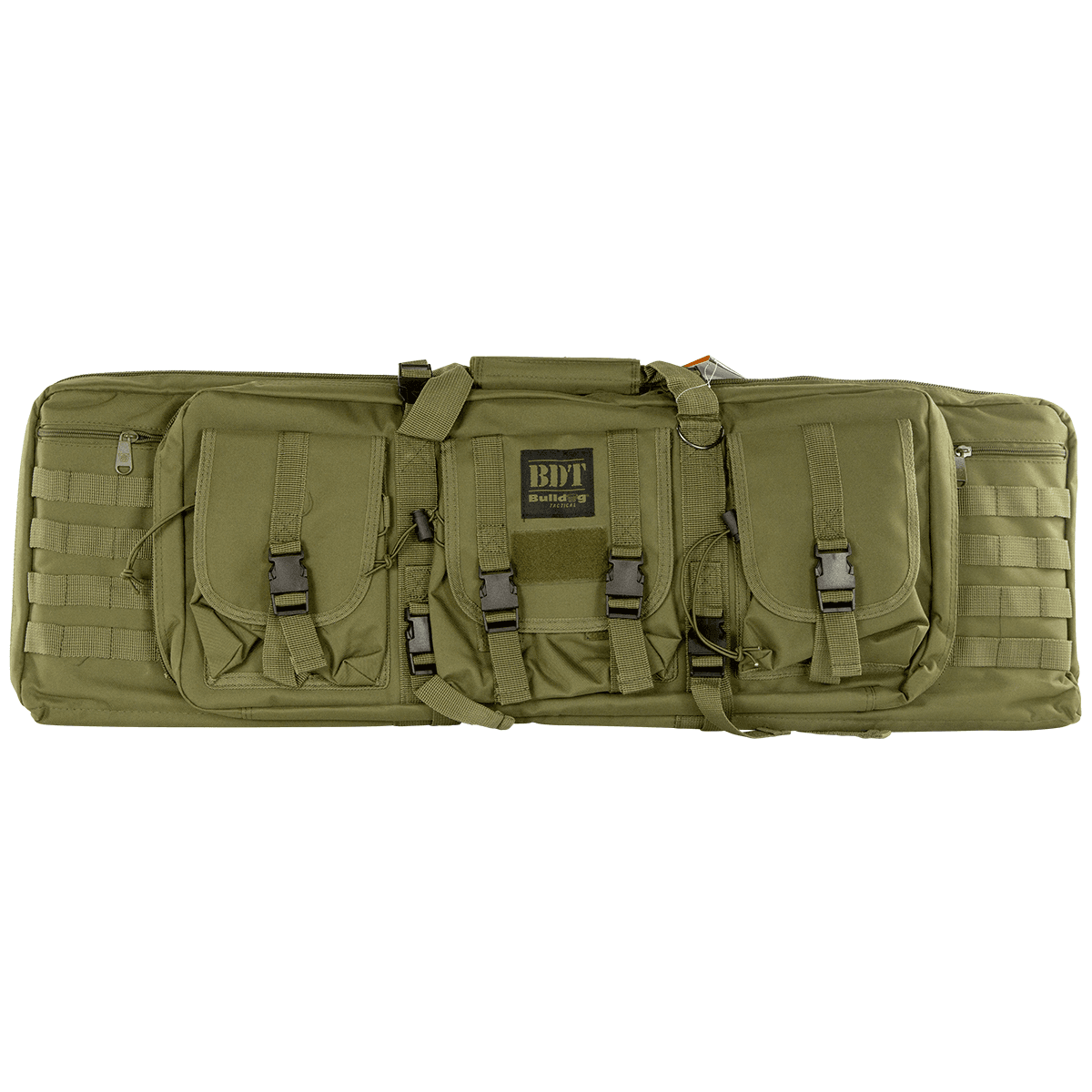 Bulldog BDT Tactical Single 36" Green Nylon, 3 Accessory Pockets BDT3536G Bulldog BDT Tactical Single 36" Green Nylon, 3 Accessory Pockets BDT3536G