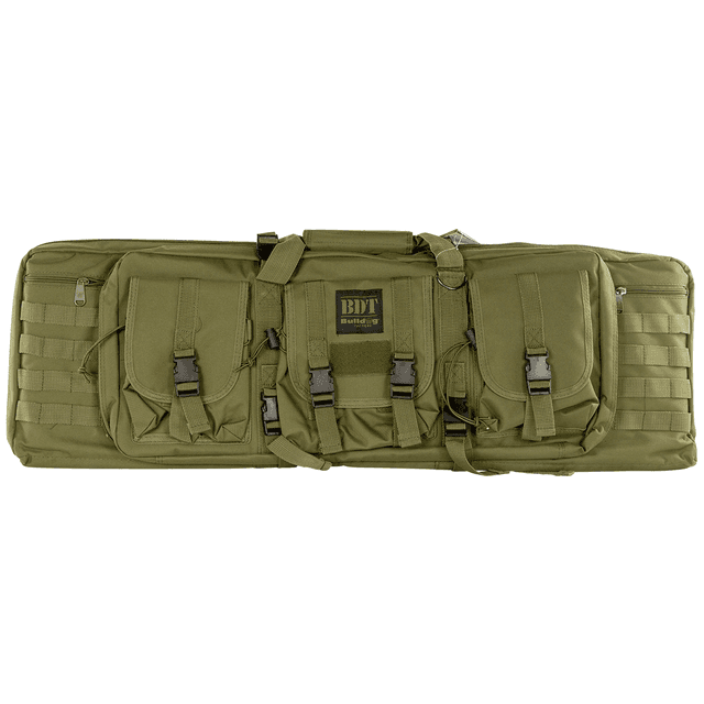 Bulldog BDT Tactical Single 36" Green Nylon, 3 Accessory Pockets BDT3536G Bulldog BDT Tactical Single 36" Green Nylon, 3 Accessory Pockets BDT3536G