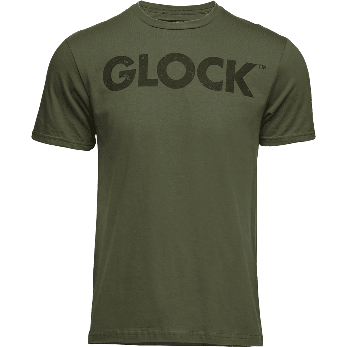 Glock Caliber Tee Military Green Ringspun Cotton Short Sleeve Large AP96158 Glock Caliber Tee Military Green Ringspun Cotton Short Sleeve Large AP96158