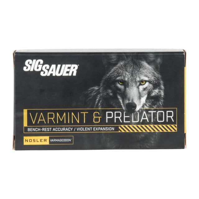 Sig Sauer 22-250 Rem 55gr 20 Per Box C22250VP5520 Sig Sauer 22-250 Rem 55gr 20 Per Box C22250VP5520